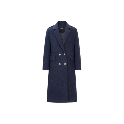 Karl Lagerfeld Пальто Женское Темно-синий
