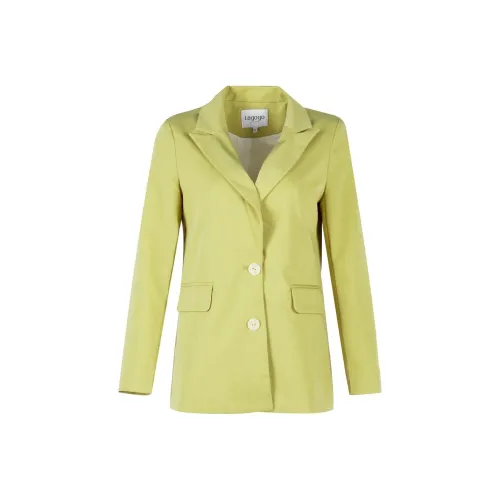 Lagogo Горчичный желтый Женские деловые костюмы