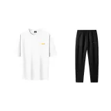 Unfinished White+Black Casual Pants  
Неокрашенный Белый+Черный Повседневные Штаны