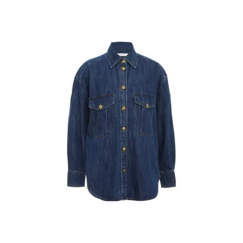 Zimmermann Джинсовый синий Женские джинсовые куртки