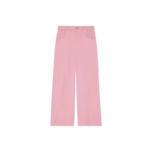 GUCCI SS24 Повседневные брюки Женские Розовый