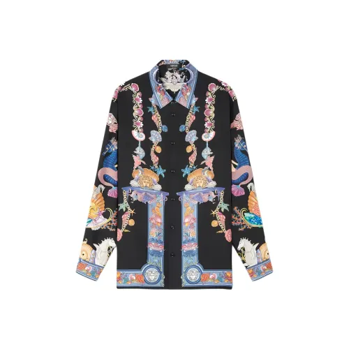 VERSACE Мужские рубашки с принтом