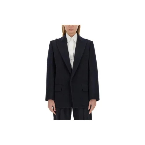 VICTORIA BECKHAM Бизнес-костюм Пальто Женское Полуночный синий