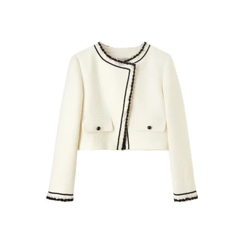 SENTUBILA Экрю Женское короткое пальто