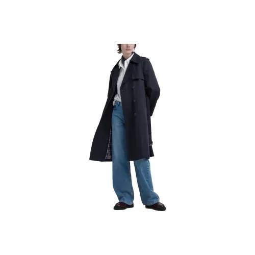 UNIQLO x Clare Waight Keller Тренчкот Женский Темно-синий