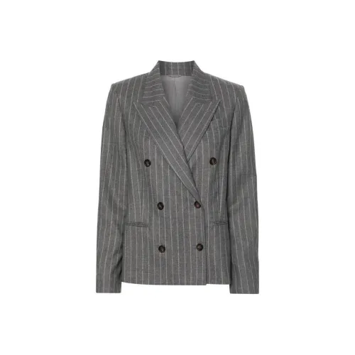 Brunello Cucinelli Серый Женские Офисные Костюмы