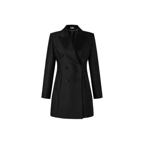 Karl Lagerfeld Бизнес-костюм Пальто Женское Черное