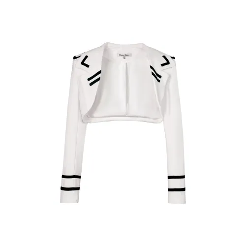 Maison Wester Белое Женское Короткое Пальто