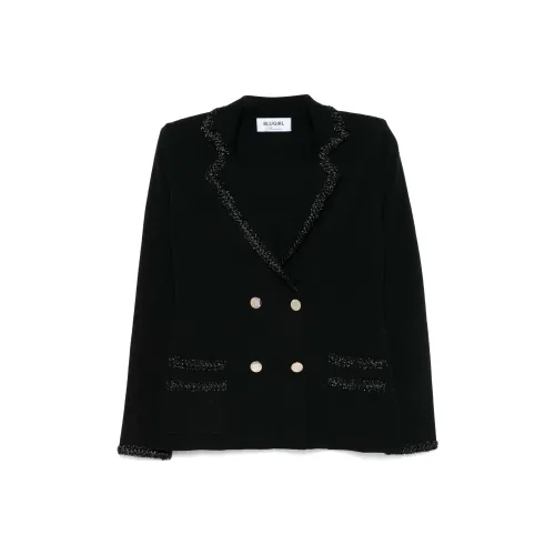 Blugirl Blumarine FW24 Бизнес-костюм Пальто Женское Черное