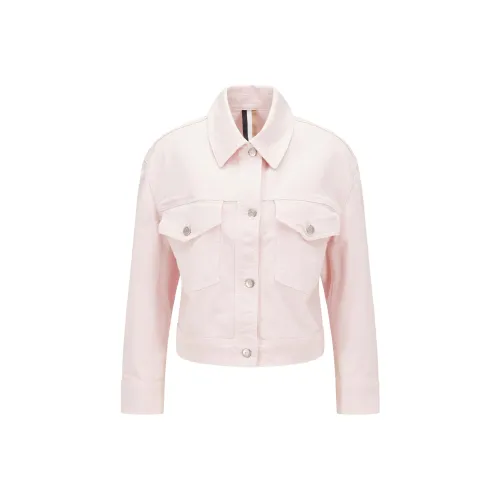 Hugo Boss FW22 Denim Jacket Women's Pink