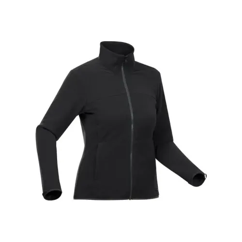 DECATHLON SH100 Поход Водонепроницаемый Ветровка Женские Черный Черный