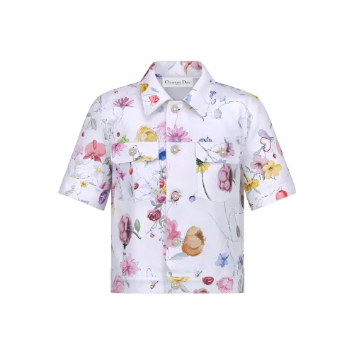 DIOR Белые Женские Джинсовые Куртки