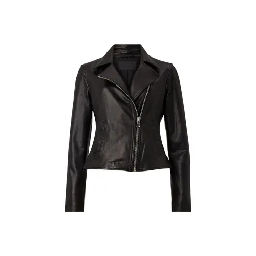 ALLSAINTS Черные Женские Кожаные Куртки