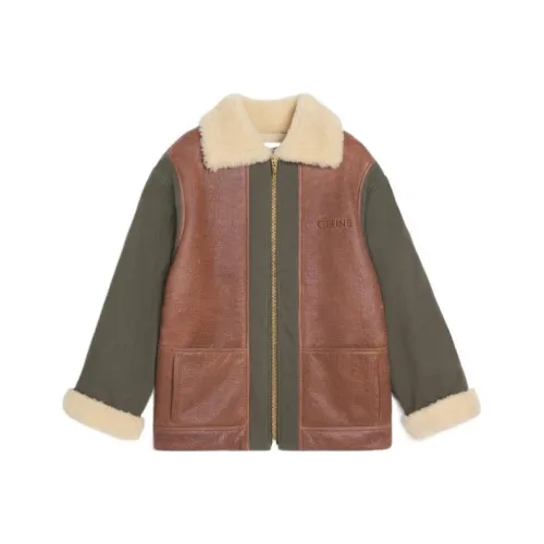 CELINE FW22 Cropped Coat Women's Multicolor CELINE FW22 Укороченное пальто женское многоцветное