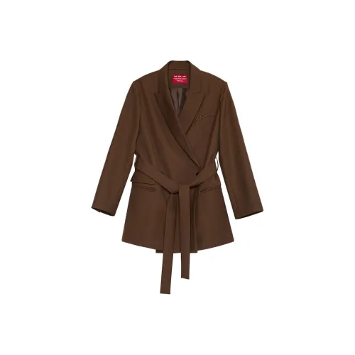 THE SEA LIFE Бизнес-костюм женский каштанового цвета