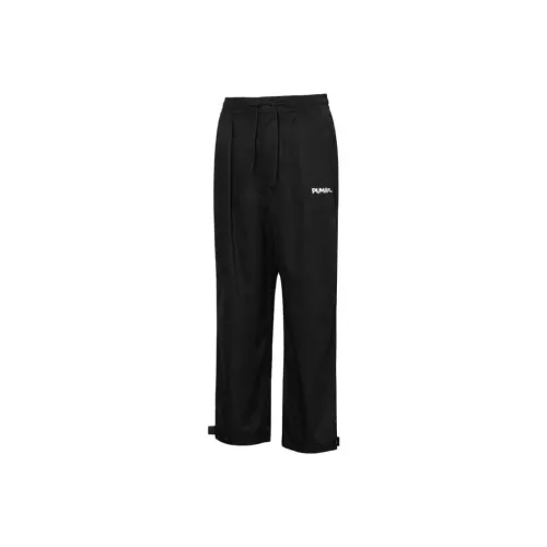 PUMA Черные Женские Вязаные Тренировочные Брюки