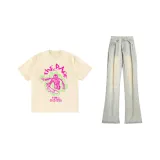 Абрикос (Желтые грязные джинсы)