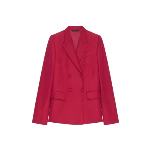 Givenchy SS224 Бизнес Костюм Пальто Женское Красное Вишневое