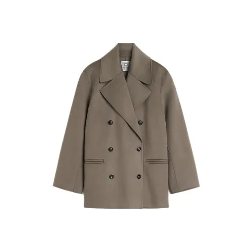 TOTEME SS24 Пальто Женское Цементный Серый