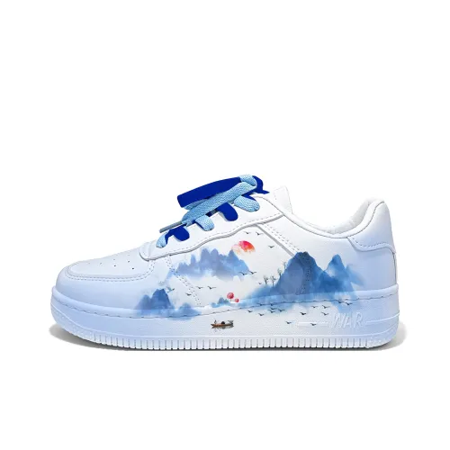 Warrior Slip-Resistant Lightweight And Breathable Скейтборд Кроссовки Low-Top Унисекс