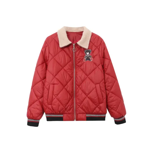 Han Chao Attacked People Пуховая куртка Женская Бордовая