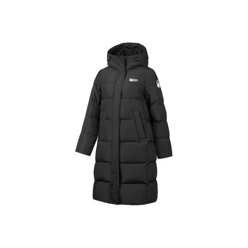 QIAODAN Sports Life Collection Черная Женская Пуховая Куртка
