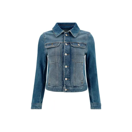 Zadig & Voltaire Синие Женские Джинсовые Куртки
