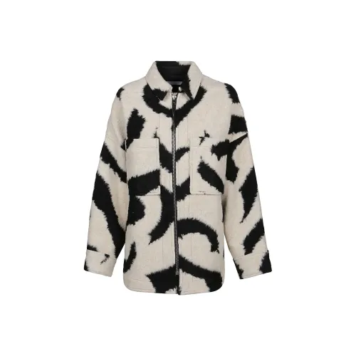 IRO NIGHT Бежевый Женские Бархатные Куртки