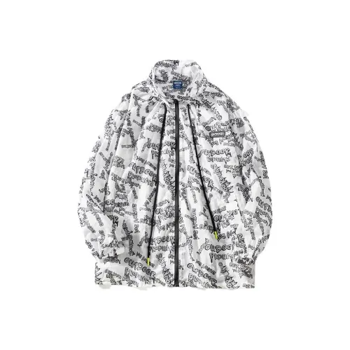 OUTDOOR PRODUCTS Белый Принт Женская Одежда с Защитой от UV