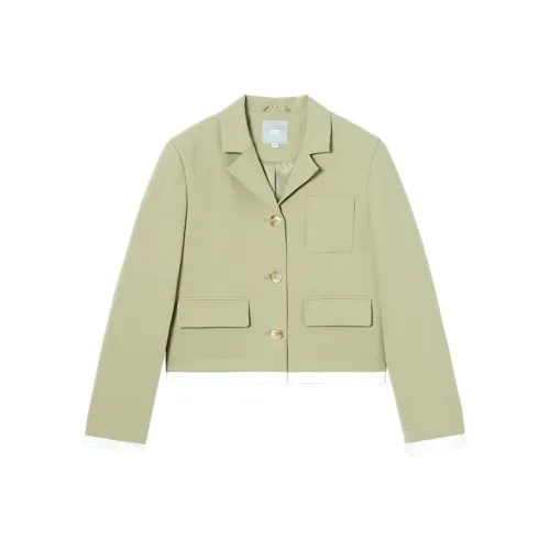 DIALOGUE Светло-зеленый цвет травы Женские офисные костюмы