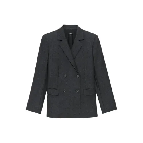 Theory Темно-серый Женские офисные костюмы