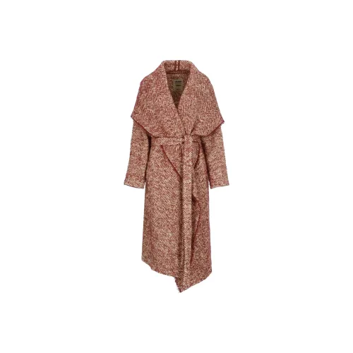 UMA WANG Red Women's Coat UMA WANG Красный Женский Пальто