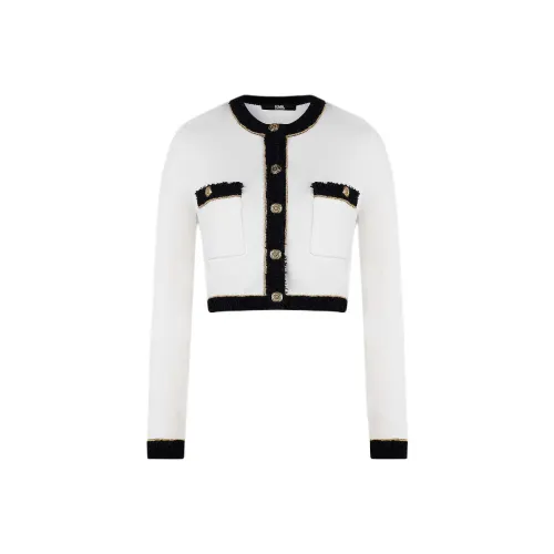 KARL LAGERFELD SS25 Трикотаж Женский Белый
