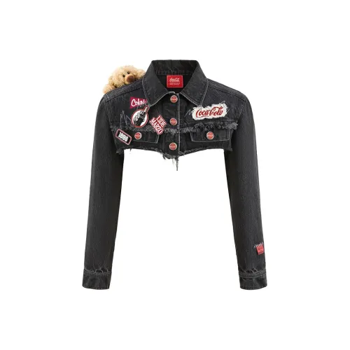 13 DEMARZO Coca Cola Collaboration Collection Женские джинсовые куртки