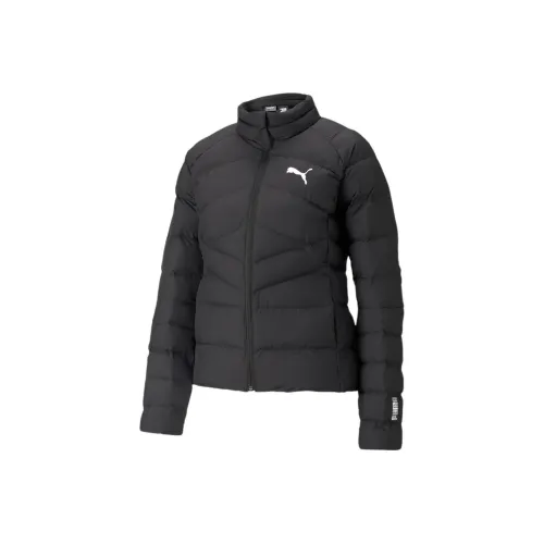 PUMA Scuderia Ferrari Черные Женские Объёмные Куртки (Пуфы)