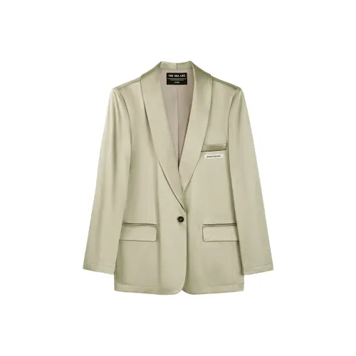 THE SEA LIFE Бизнес-костюм женский мерцающий зеленый