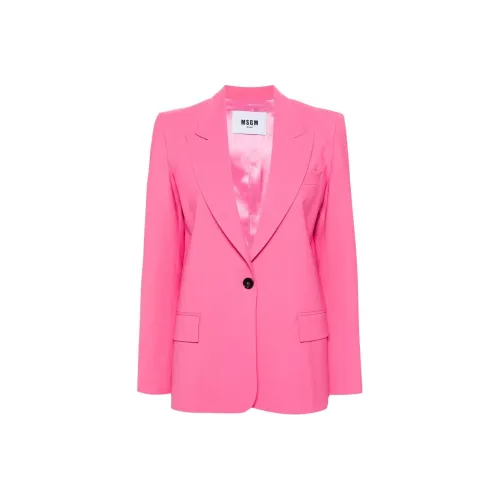 MSGM Бизнес-костюм женский розовый с эффектом бабл-гам