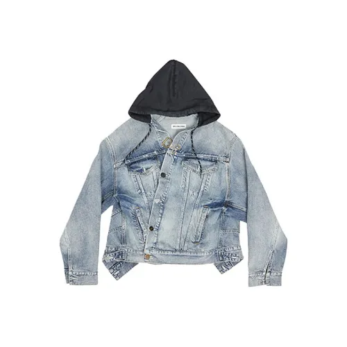 BALENCIAGA Синие Женские Джинсовые Куртки