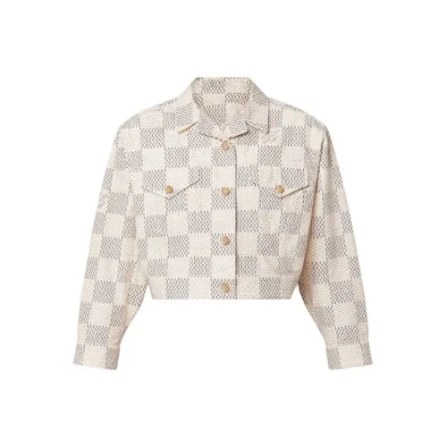 LOUIS VUITTON Джинсовая куртка Женская Розовая