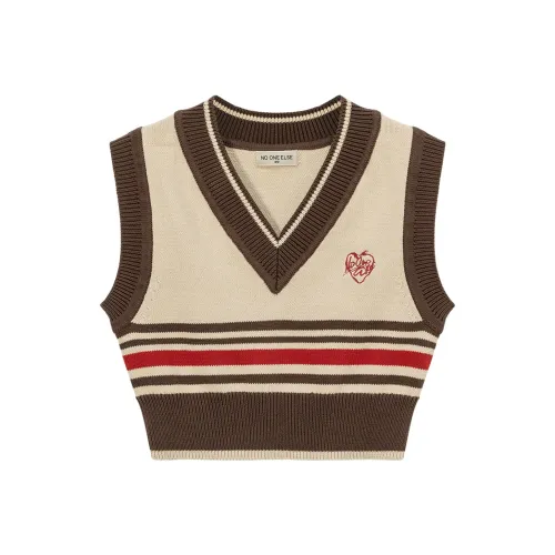 NO ONE ELSE Жилет Женские Белый Абрикос