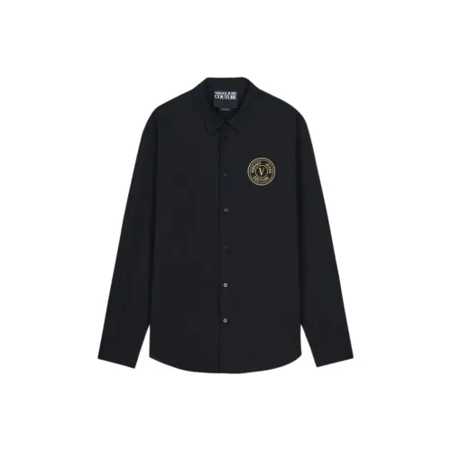 VERSACE JEANS COUTURE SS25 Рубашка Мужская Черная