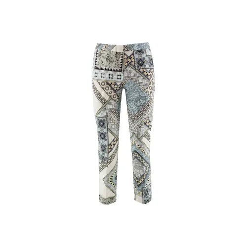 ETRO Белые Женские Вязаные Спортивные Брюки