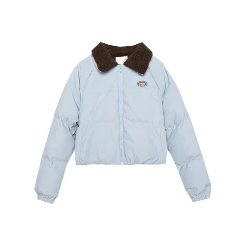 EGGKA Хлопковый пуховик женский синий