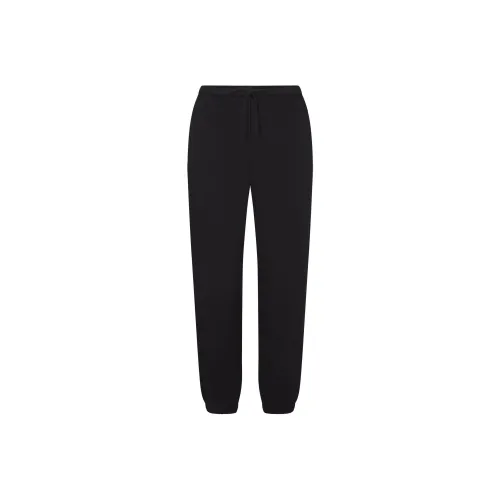 SKIMS Cotton Fleece Classic Jogger Casual Pants Women's Onyx Оникс