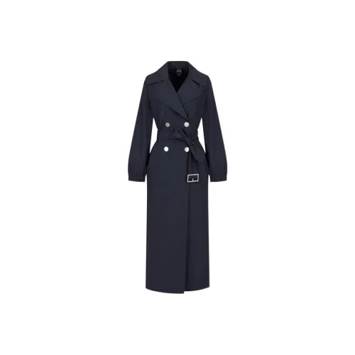 ARMANI EXCHANGEAE SS23 Тренчкот Женский Морской Синий