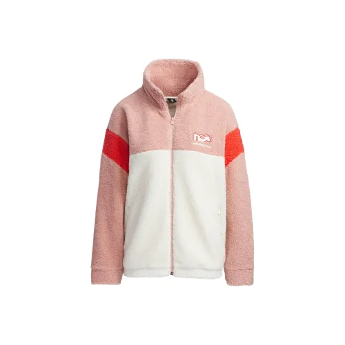 ADIDAS NEO Розово-белый Женские бархатные куртки