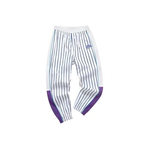 FILA FUSION Карго Брюки Женские Синие Белые Полосатые