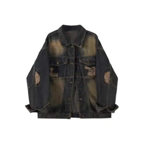 BDGU Denim Куртка Женская Ностальгический Синий