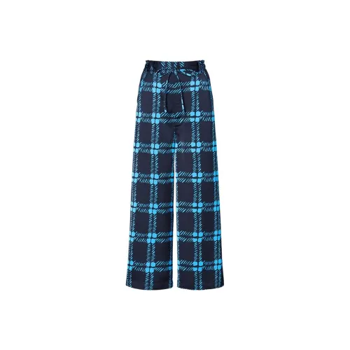 UNIQLO MARNI Co Брендинг Темно-синие Женские Повседневные Брюки