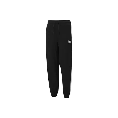 PUMA CLASSICS Черные Женские Вязаные Спортивные Штаны